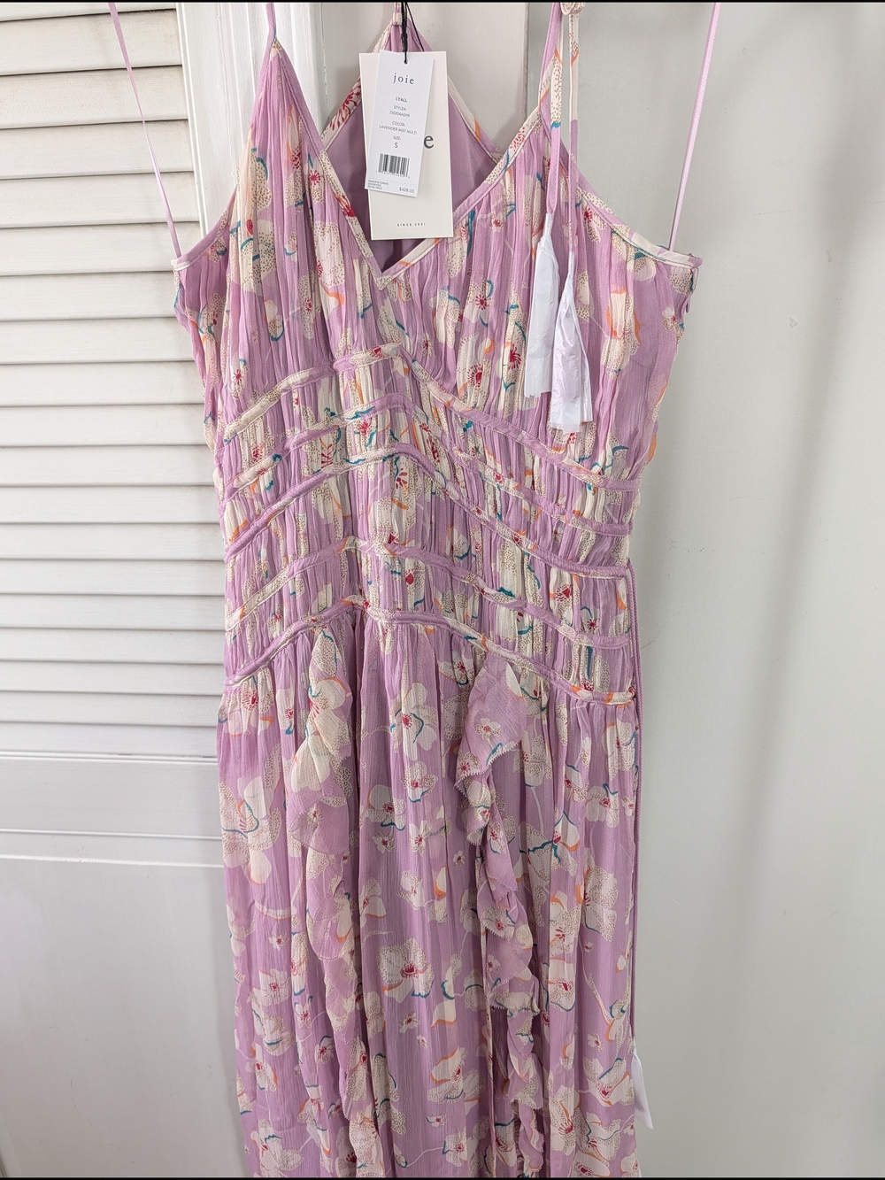 Joie Lavender Floral Maxi Dress